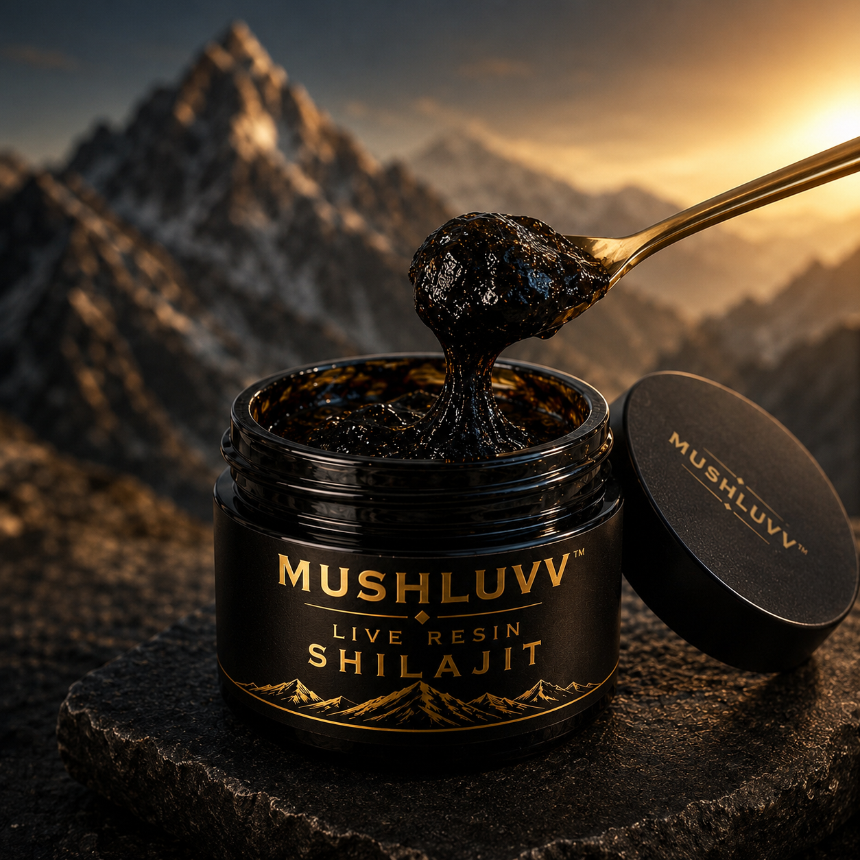 MushLuvv Live Resin Shilajit
